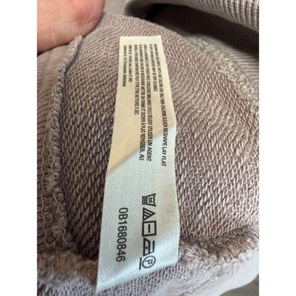 Daily Practice Anthropologie Meru Zip Front Mini Dress Pockets Taupe Women's L - Picture 13 of 13